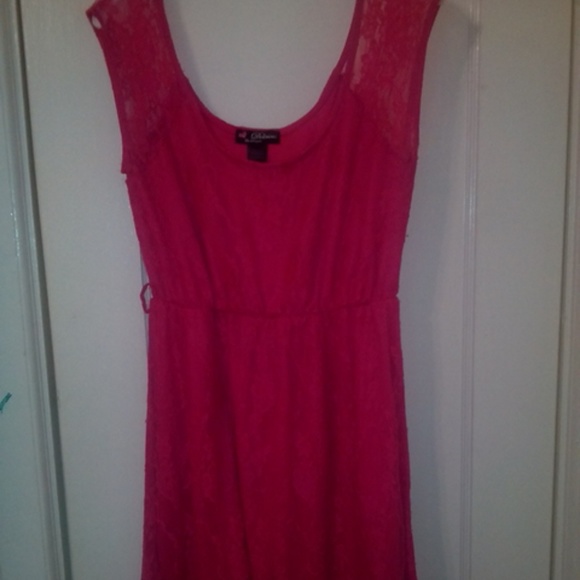 PINK LACE DRESS