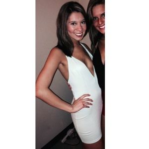 Nastygal size XS bodycon dress in mint