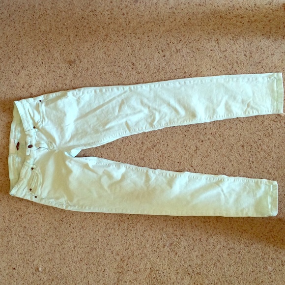 Garage mint color skinny jeans