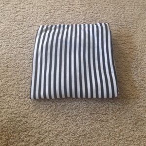 Black and white maxi skirt