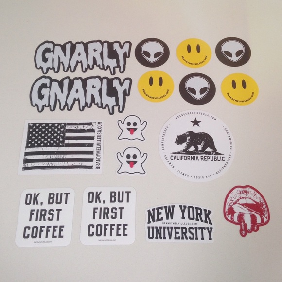 Brandy Melville Sticker Pack (16)