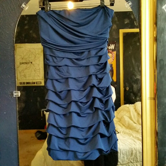 Navy Blue Cocktail Dress