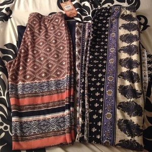 Palazzo pants & crop top bundle