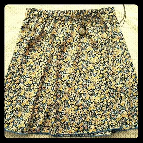 SOLD Floral skirt