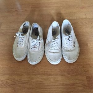 Very used white vans. Only one pair. Sorry :/