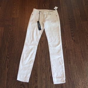 Cream skinny corduroys by blank nyc!!
