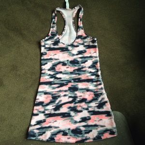 Lululemon Run Cool Racerback - Pink Camo