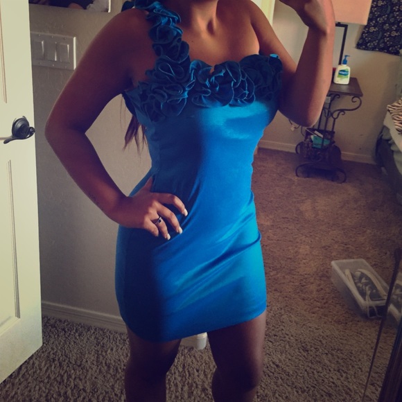 Teal formal dress