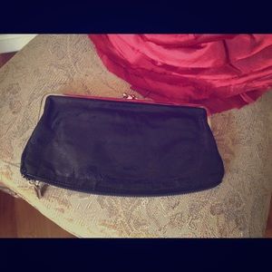 Black Millie Hobo clutch or oversized wallet