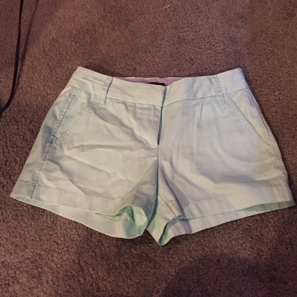 NWT- J Crew lime green 3" chino shorts