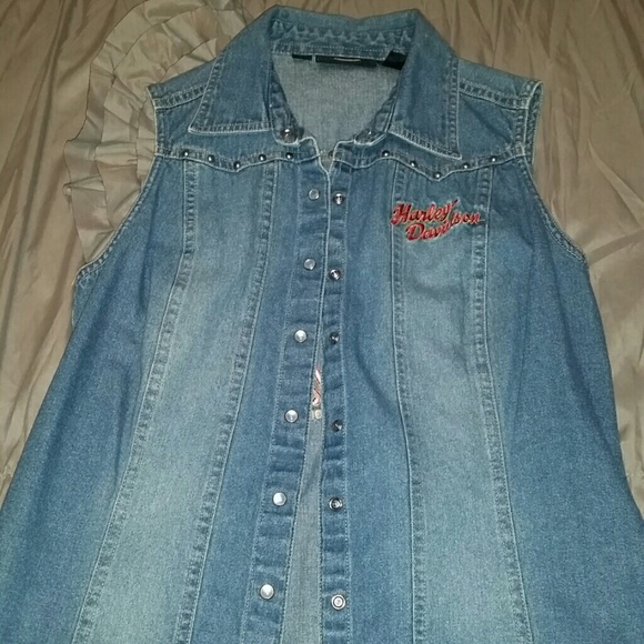HD denim vest