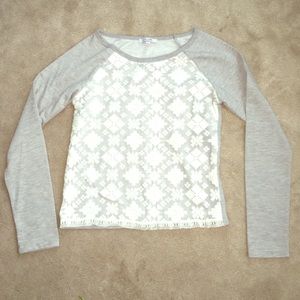 Delia*s printed sweater