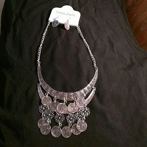 Silver Bohemian Necklace
