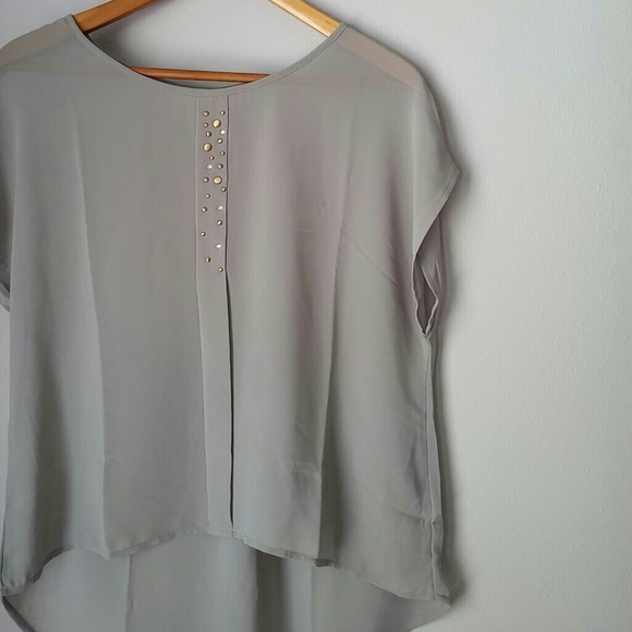 Xhilaration Tops - Sheer gray top nwot