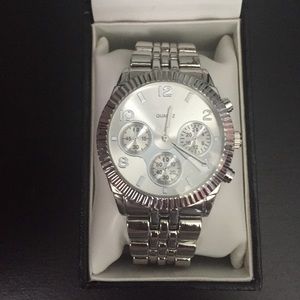 Silver watch