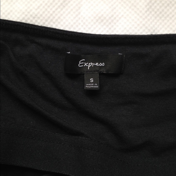 Express black strapless top - Picture 2 of 4