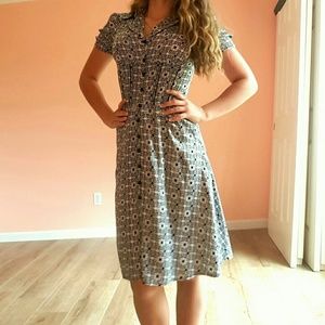 Black and white dress