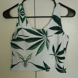 Leaf crop top