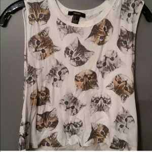 Cat tank and Galaxy leggings