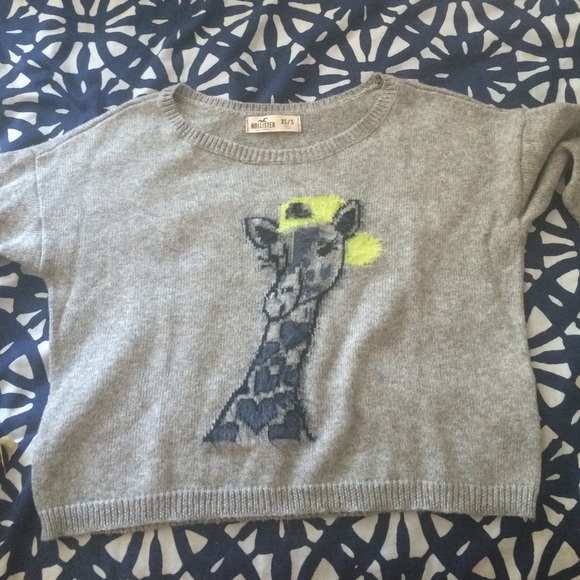 Long sleeve cropped sweater