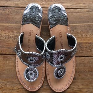 Jack Rogers Hamptons Sandal wedge size 7