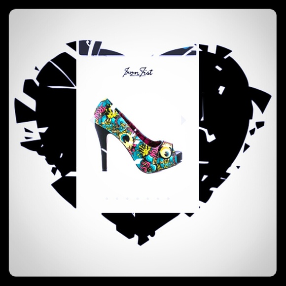 Brand new Iron Fist Peep Toe Pumps