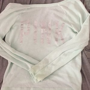 Victoria's Secret PINK Aqua Sweater