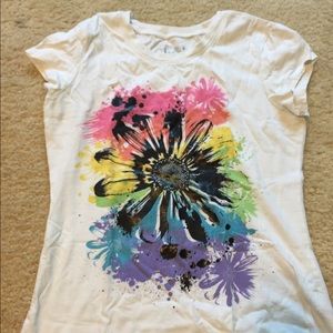 Justice flower shirt