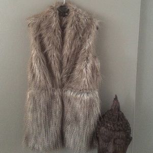 Zara Faux Fur Vest