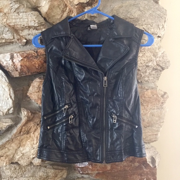 Leather Vest from H&M