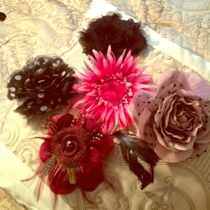 Fabric Floral lapel pins