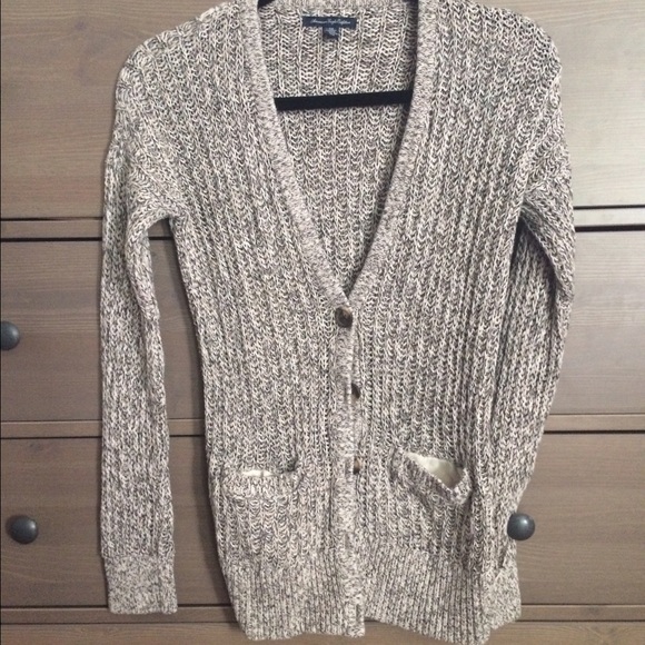 Oatmeal button up cardigan