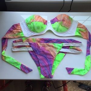 Mara Hoffman Tropical Bikini Size Small/B Cup