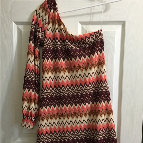 BCBG one shoulder dress