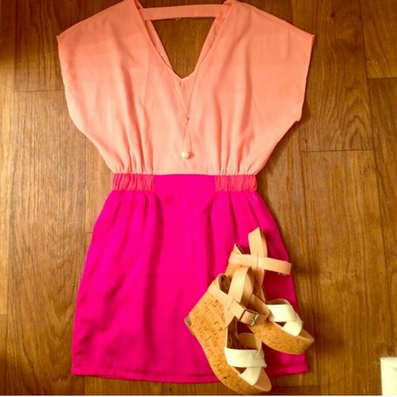 Color block dress
