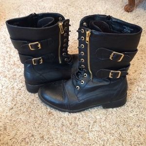 Black Combat Boots