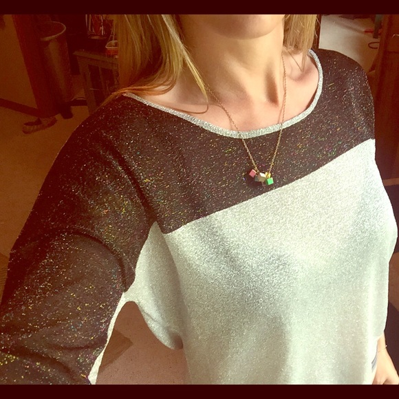 Olive & Oak glittery top. Small.