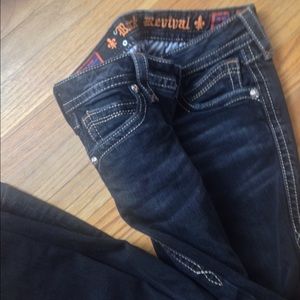 Super cute, dark wash, Rock Revival Jeans