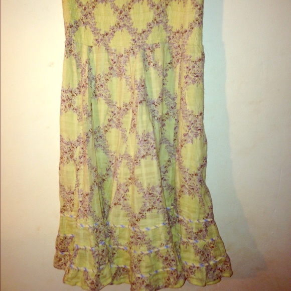 Free People Strapless Sundress