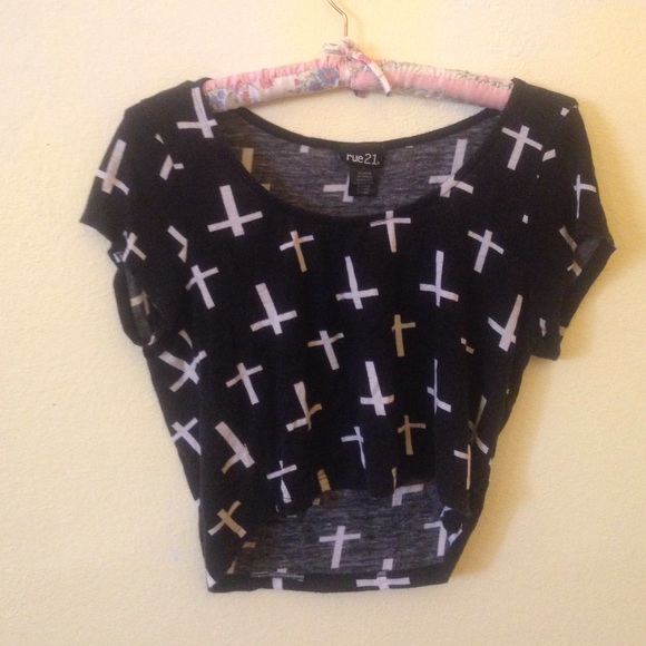 by the grace of God crop top