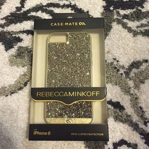 Rebecca Minkoff gold jeweled iPhone 6 Case