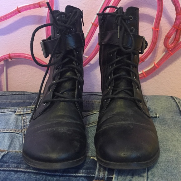 Black Combat Boots