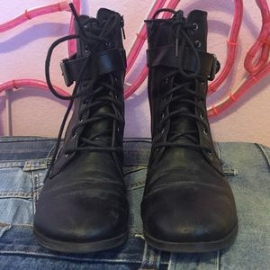 Black Combat Boots