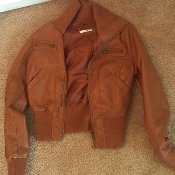 Faux leather jacket from Papaya