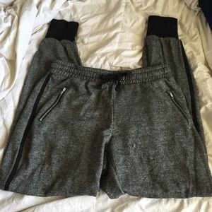 Grey/black jogger sweats NWOT