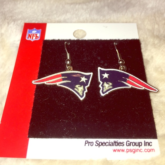 Patriots earrings