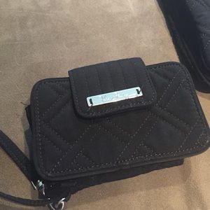 Black Vera Bradley Wristlet **fits iPhone 6