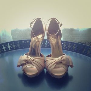 Nina Blush ankle Strap heels