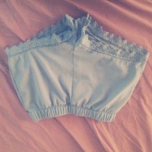 Light blue shorts