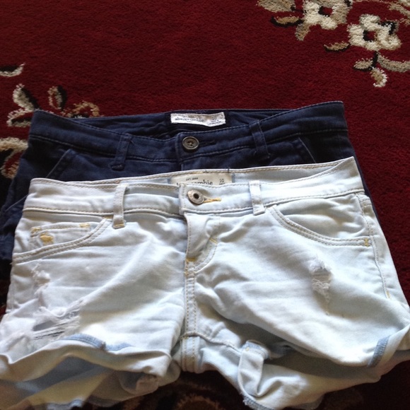 2 pairs of Abercrombie  kids shorts